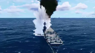 USS Yorktown Cinematic Gameplay WIP(Task Force Admiral Dev Feature)