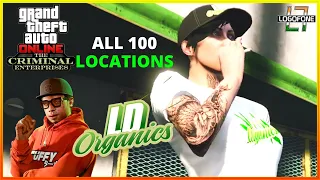 ALL 100 LD ORGANICS LOCATIONS IN GTA 5 ONLINE - LAMAR WEED COLLECTIBLES GUIDE