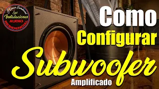 Como conectar un subwoofer a un receptor o amplificador - como configurar un subwoofer