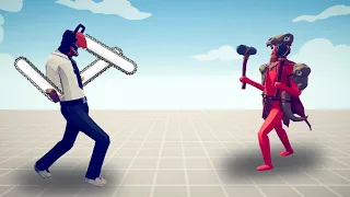 CHAINSAW MAN [DENJI] vs EVERY UNIT - ANIME - Totally Accurate Battle Simulator TABS