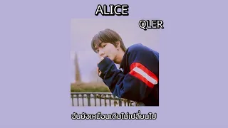 [เนื้อเพลง] ALICE - QLER