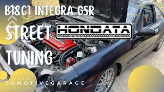 B18c1 all motor Integra hondata s300 tuning, learn to tune Hondata s300 fuel tuning.