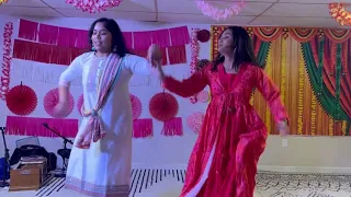 Akashe Batashe & Bhalobashbo Bashbo Re Bangla Dance