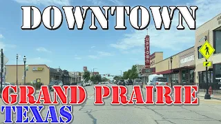 Grand Prairie - Texas - 4K Downtown Drive