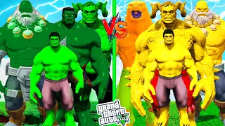 Franklin Purchasing $1 GIANT GREEN AND GOLDEN HULK Family to $1,000,000,000 in GTA 5