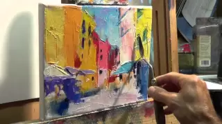 How to Oil Paint: Tips, tricks with the palette knife