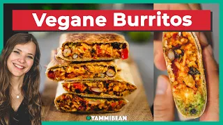 Vegane Burritos Rezept - Ideal auch für Meal Prepping