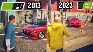 GTA 5 2013 vs 2022 - RTX OFF vs ON Graphics Comparison [XBOX 360 vs Gaming PC]