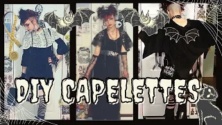 DIY Capelettes: Tutorial and Lookbook (easy gothic sewing project!)