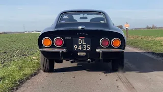 Opel GT 1971 acceleration!