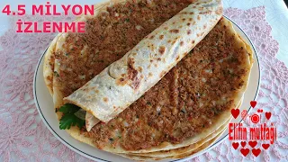 Lahmacun recipe Delicious like pizza The original recipe that the tasters liked very much