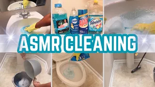 ASMR CLEANING | SPONGE PLAY | CLEAN WITH ONLY BLUE PRODUCTS | CLEANING MOTIVAITON |  SUDS & SCRUB