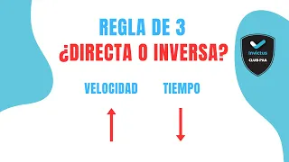 REGLA DE TRES | Como saber si es DIRECTA O INVERSA - Invictus Club PAA