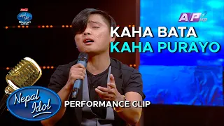 Kaha Bata Kaha Purayo- Suresh Lama | Nepal Idol Season 4