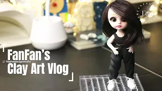 how to make doll baby with polymer clay or air dry light foam clay tutorial #05