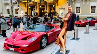 CELEBRITIES GRAND PRIX MONACO 2024 |RARE SUPERCARS: Ferrari, Lamborghini, Rolls-Royce, Maserati