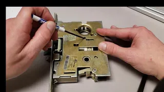 How to convert 7500 mortise lock from Store Room function  to Class Room function.