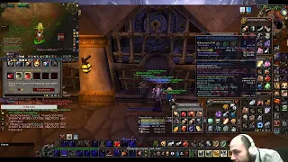 Wow Classic. Воин 58 уровень, кач, танкинг, #worldofwarcraft