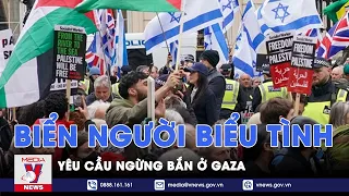 Biển người Israel yêu cầu ngừng bắn, trả con tin tại Gaza - Tin thế giới - VNews