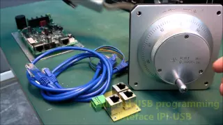 Manual control of DC servo motor using encoder/MPG input on DCS-3010