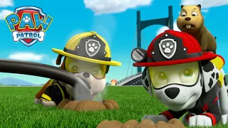 Észvesztő mentés: Marshall elolt egy földalatti tüzet, és még sok más! - Mancs Őrjárat - PAW Patrol