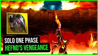 HUNTER Solo 1 Phase Hefnd's Vengeance! (Destiny 2 Warlord's Ruin)