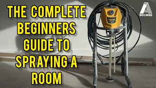 Wagner HEA Control Pro 350m the COMPLETE beginners guide. how to spray paint a room #howto #wagner