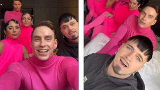 Käärijä with his dancers - IG LIVESTREAM - 7.5.23