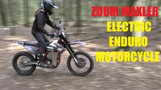 Young Girl Video Moto Blog "Test Ride Zuum Maxler Electric Enduro"