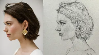 Loomis Method Portrait Drawing A sweet girl: Tips and Techniques .