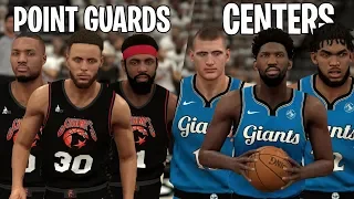 Best Point Guards vs Best Centers In The NBA! | NBA 2K20