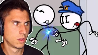 Henry Stickmin Was Shot With A Taser!