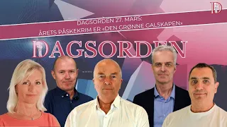 Dagsorden  27. mars: Årets påskekrim er «Den grønne galskapen»