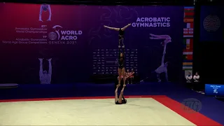 Israel (ISR) - 2021 Acrobatic Worlds, Geneva (SUI) Balance  Women's Group