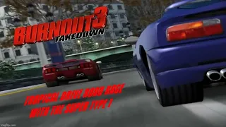 Burnout 3 (PS2): Tropical Drive Road Rage with the Super Type 1