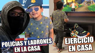 Policias y Ladrones en Mi Casa | Juegos Para Hacer en Casa | Juegos Karim Juega