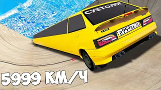 СПУСК БЕЗ ТОРМОЗОВ НА ЧИТ ТАЧКАХ! ЭКСПЕРИМЕНТ В ГТА 5 МОДЫ! ОБЗОР МОДА В GTA 5 ВИДЕО