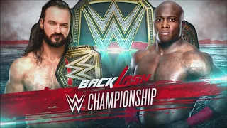 WWE Backlash 2020: Drew McIntyre vs. Bobby Lashley  - Official Match Card