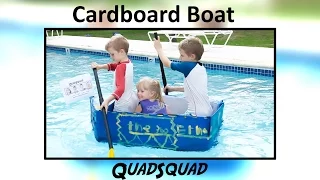 How to Build a Cardboard Boat - Fun Science Project for Kids