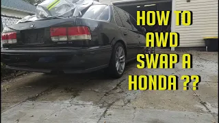 Want to ALL WHEEL DRIVE Swap your Honda ???  WATCH THIS.