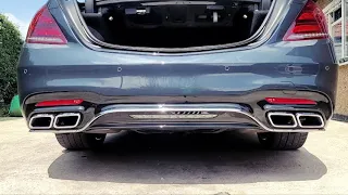 Cete AVC Module on S63 AMG W222 - first sound test - exhaust valve control