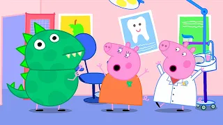 Dino George's Visit To The Dentist 🦷 | Peppa Pig Tales Full Episodes