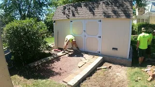 Landscaping Around Shed