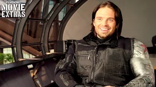 Captain America: Civil War | On-set with Sebastian Stan 'Bucky Barnes  Winter Soldier' [Interview]