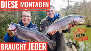 Die 2 besten Forellensee-Montagen | Tipps vom Profi