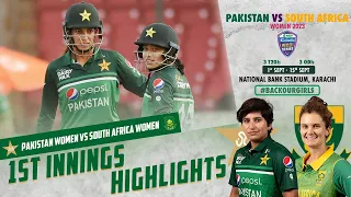 1st Innings Highlights | Pakistan Women vs South Africa Women | 2nd ODI 2023 | PCB | M3D2L