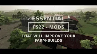 USE These MODS When BUILDING Your Farm!🚜🐮🐔 - FS22 Building Mods