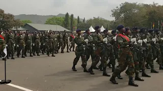 soldiers passing out