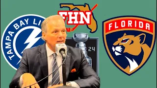 Jon Cooper, Lightning Playoff Postgame: Florida Panthers 3, Tampa Bay 2 (OT)