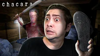 alanzoka jogando Chacara, jogo de terror